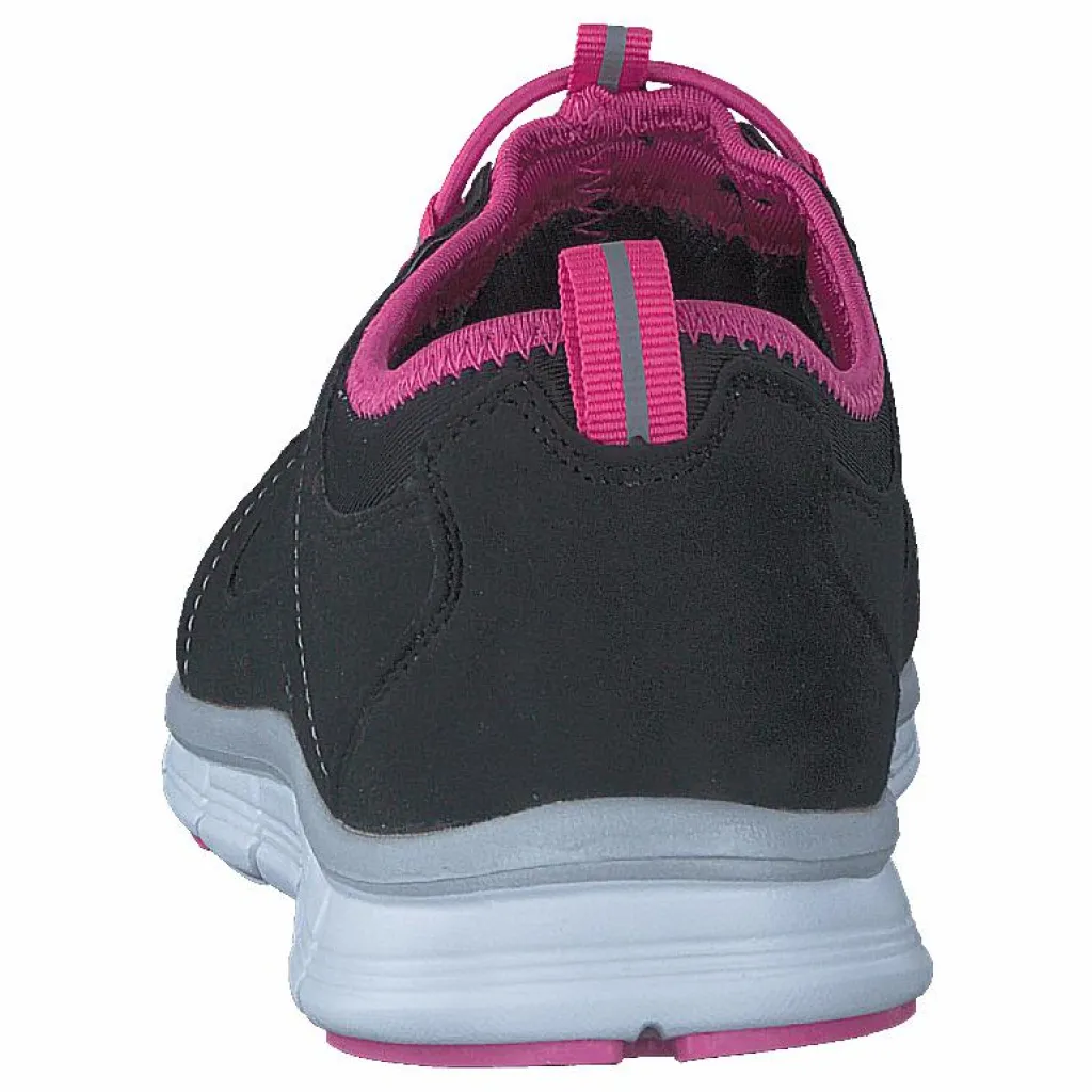 Polecat 435-2311 Comfort Sock Black/Fuchsia Svart Best