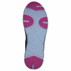Polecat 435-2311 Comfort Sock Black/Fuchsia Svart Best