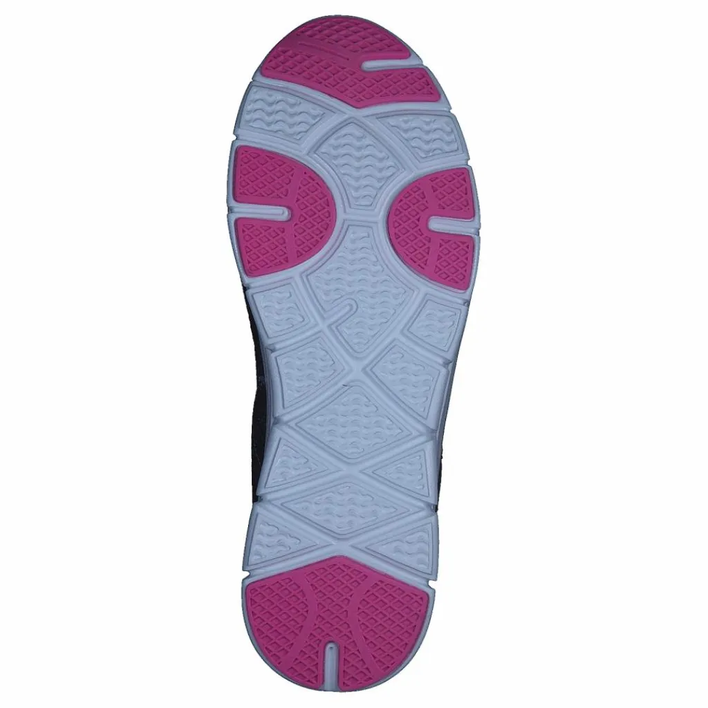 Polecat 435-2311 Comfort Sock Black/Fuchsia Svart Best