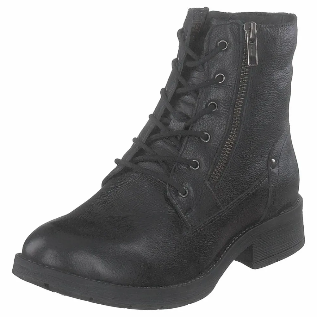 Gulliver 451-5010 Leather Warm Lined Black Svart Clearance