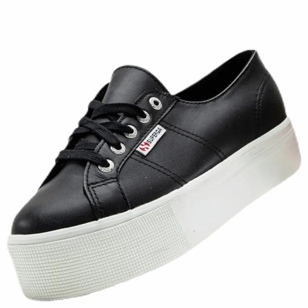 2790 Naplng Cotw White/Black*Superga Discount