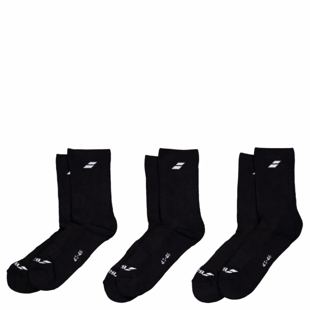 3 Pairs Pack Black*Babolat