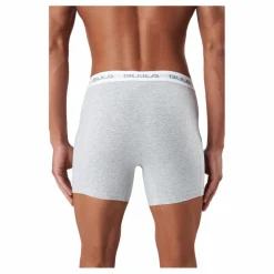 Bula 2 Pk Boxer, Web Grey Grå