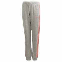 adidas 3 Stripe Girls Pants Pink/Grey Rosa och Grå Sale