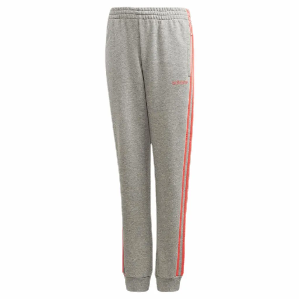 adidas 3 Stripe Girls Pants Pink/Grey Rosa och Grå Sale