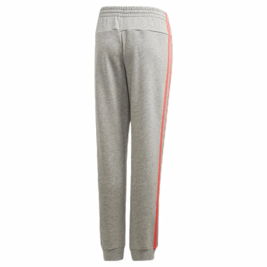 adidas 3 Stripe Girls Pants Pink/Grey Rosa och Grå Sale