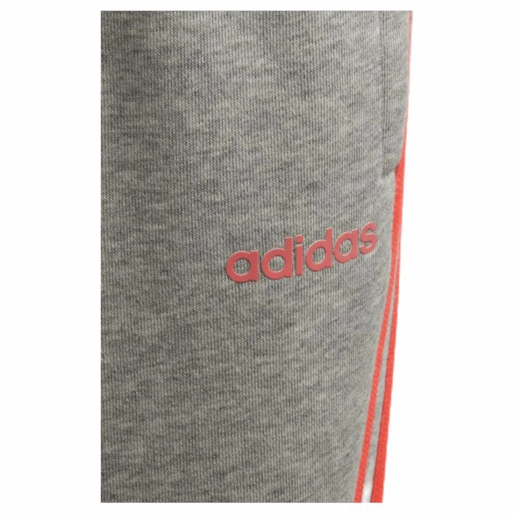 adidas 3 Stripe Girls Pants Pink/Grey Rosa och Grå Sale