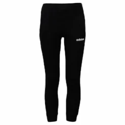 adidas 3 Stripe Girls Pants White/Black Svart Clearance