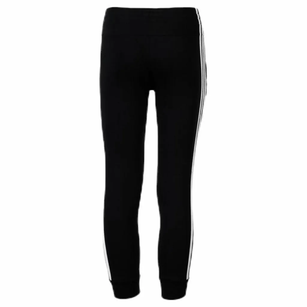 adidas 3 Stripe Girls Pants White/Black Svart Clearance