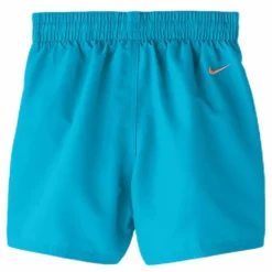 Nike Swim 4" Volley Short Logo Solid Youth Blue/Orange Turkos Sale