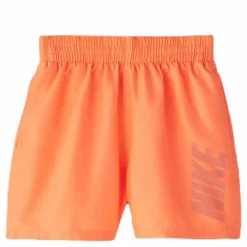 Nike Swim 4" Volley Short Logo Solid Youth Orange Discount