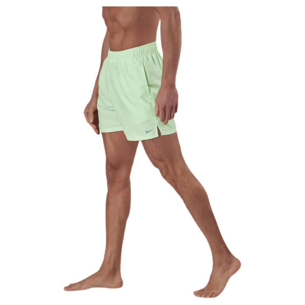 Nike Swim 5" Volley Short Solid Green/Yellow Grön Discount