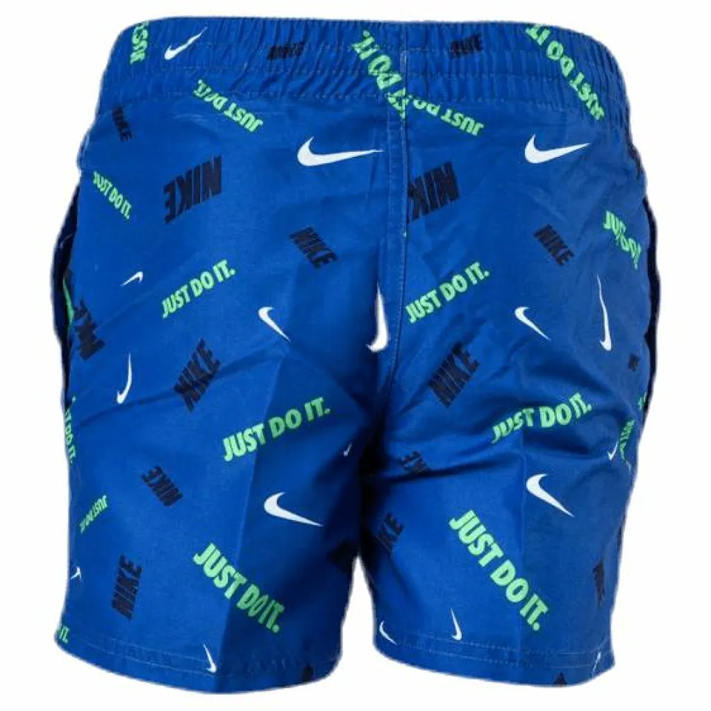 4" Volly Short Logofetti Junior Blue*Nike Swim Sale