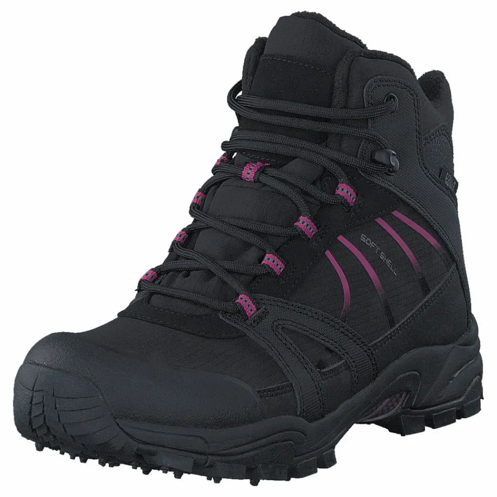 Polecat 430-4401 Waterproof Warm Lined Black/Fuchsia ICE-Tech Studs Svart