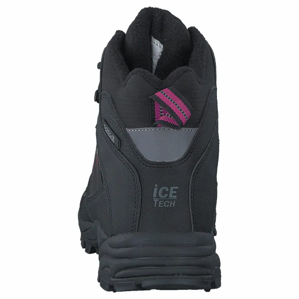 Polecat 430-4401 Waterproof Warm Lined Black/Fuchsia ICE-Tech Studs Svart