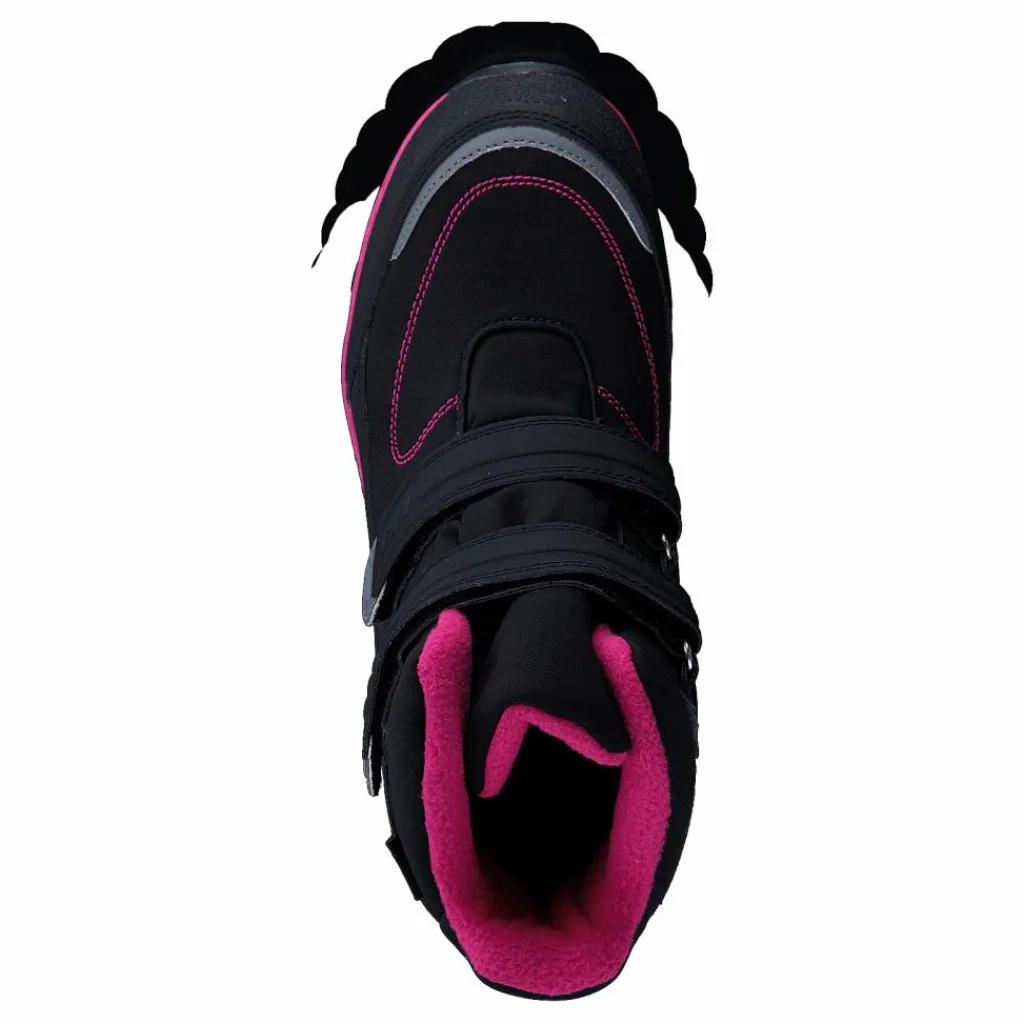 435-6608 Waterproof Warm Lined Black/Fuchsia*Gulliver Outlet