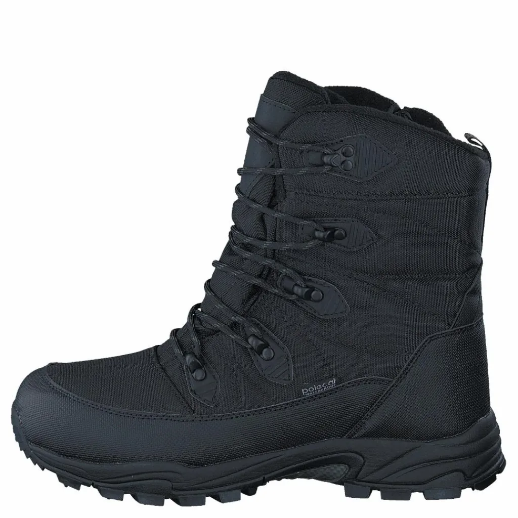 Polecat 430-0199 Waterproof Warm Lined Black ICE-Tech Studs Svart