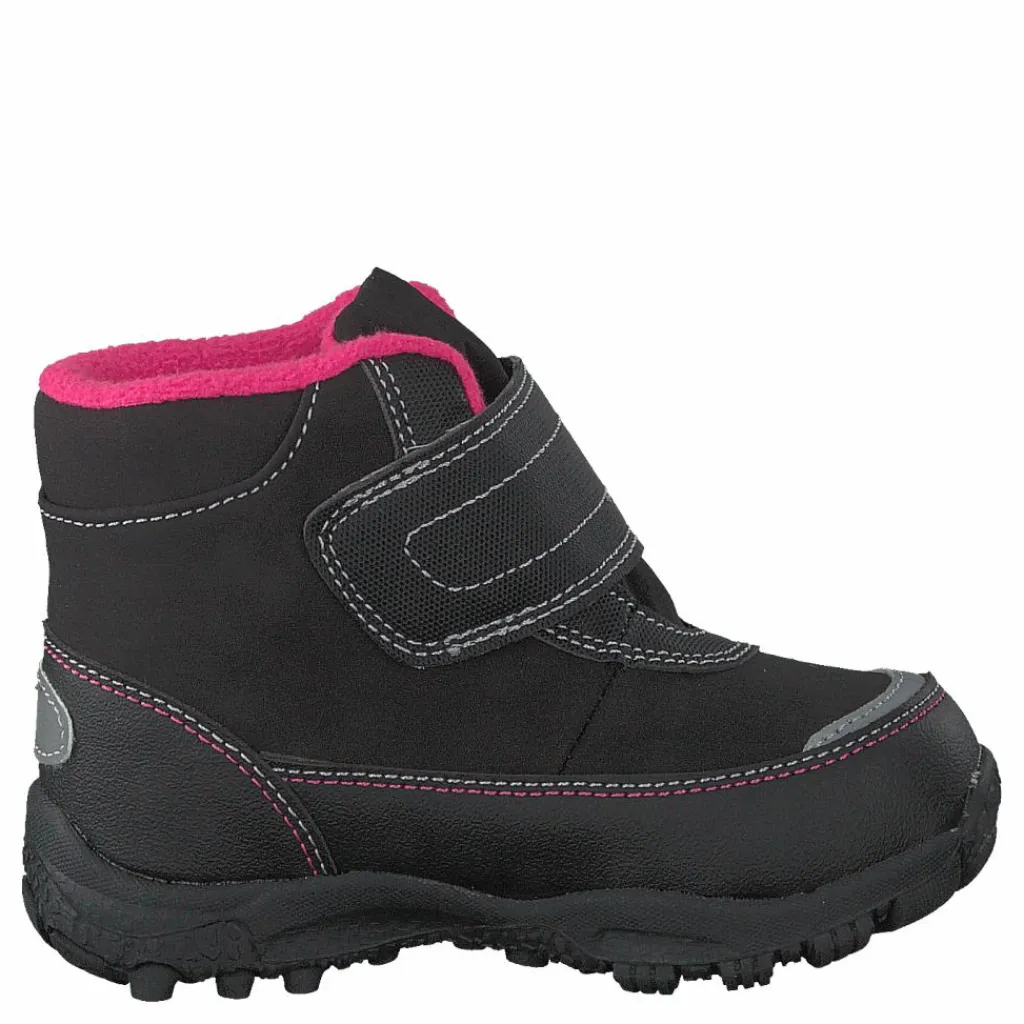 430-2962 Waterproof Warm Lined Black/fuchsia*Gulliver New
