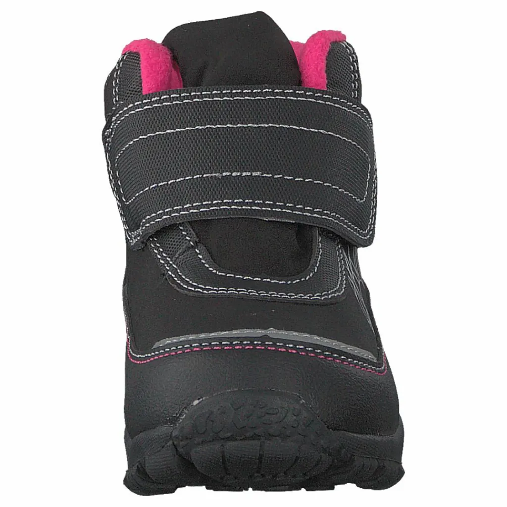 430-2962 Waterproof Warm Lined Black/fuchsia*Gulliver New