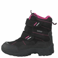 Gulliver 430-9113 Waterproof Warm Lined Black/fuchsia Svart New