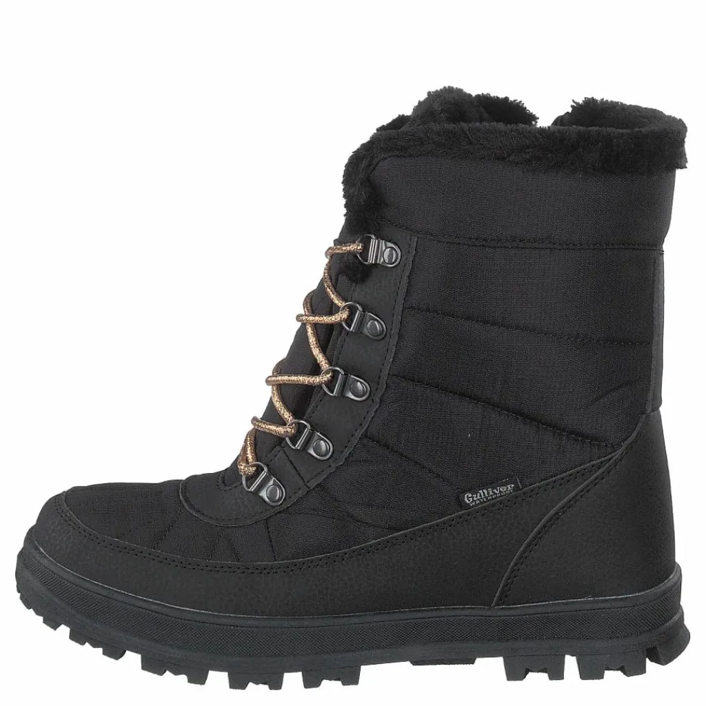 430-9663 Waterproof Warm Lined Black*Gulliver
