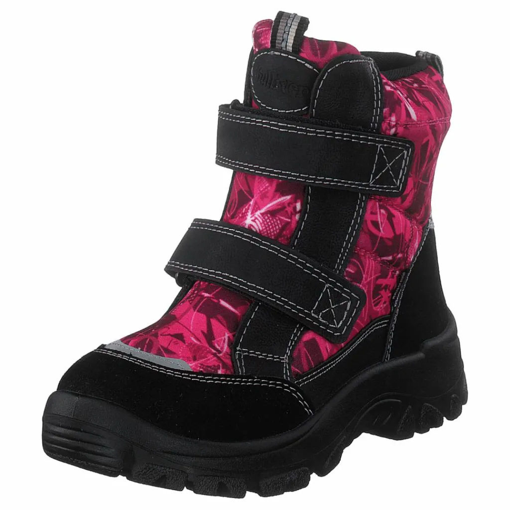 Gulliver 414-6107 Waterproof Warm Lined Fuchsia Rosa och Svart Best