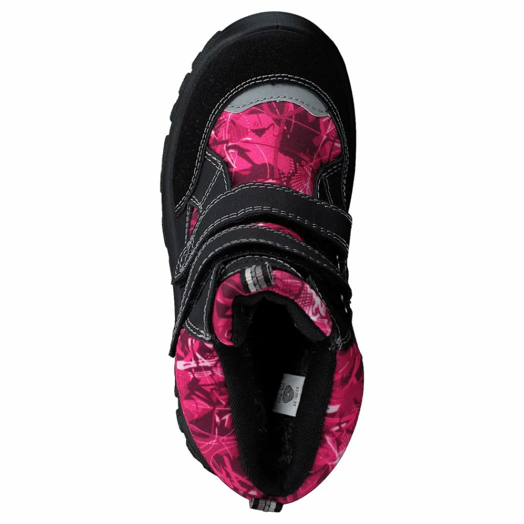 Gulliver 414-6107 Waterproof Warm Lined Fuchsia Rosa och Svart Best
