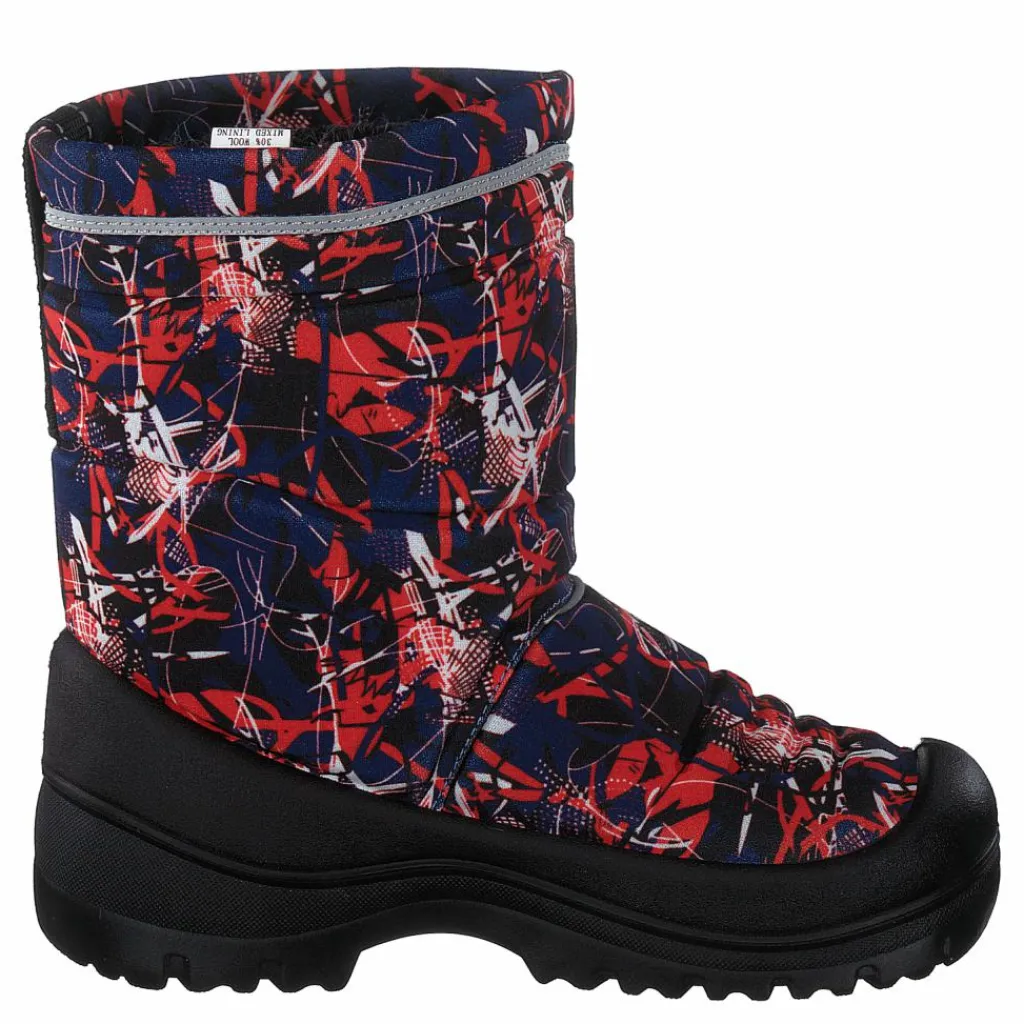 414-8001 Waterproof Warm Lined Navy/red*Gulliver Clearance