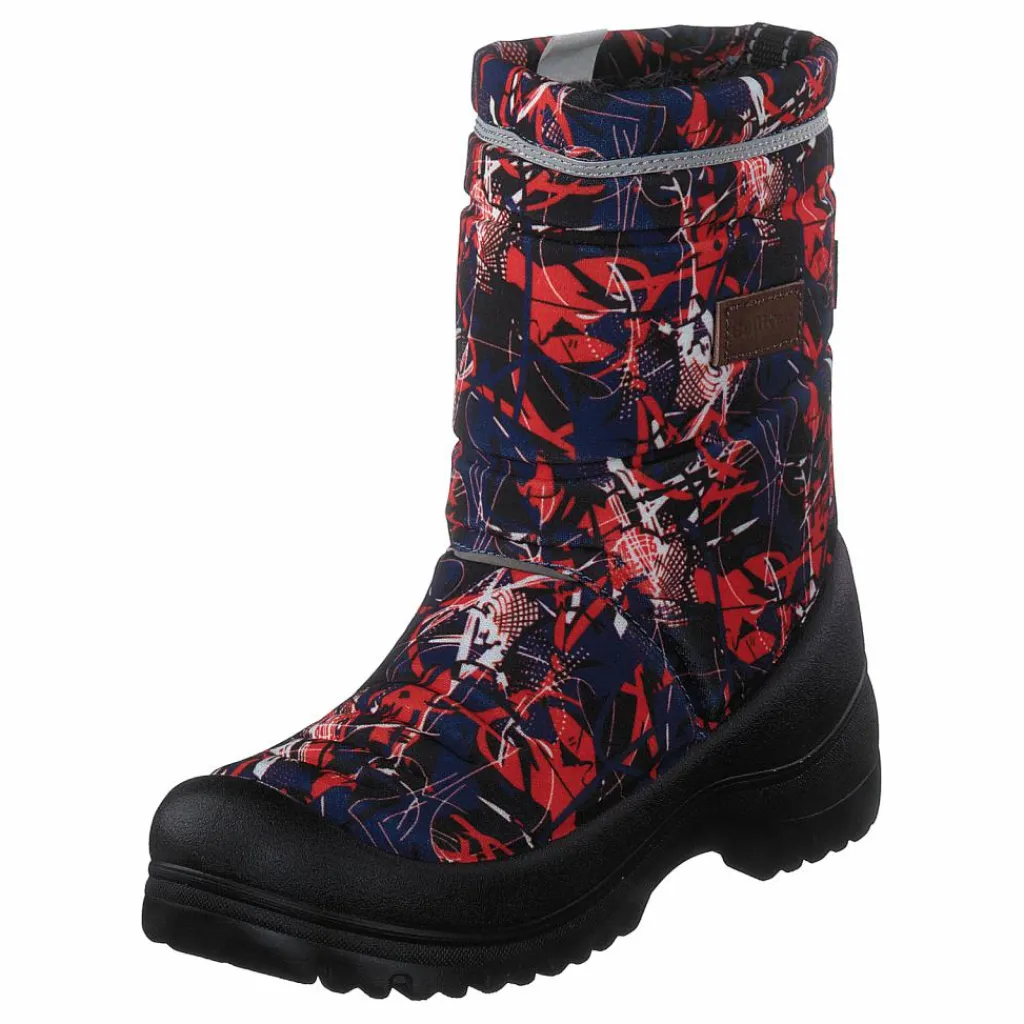 414-8001 Waterproof Warm Lined Navy/red*Gulliver Clearance