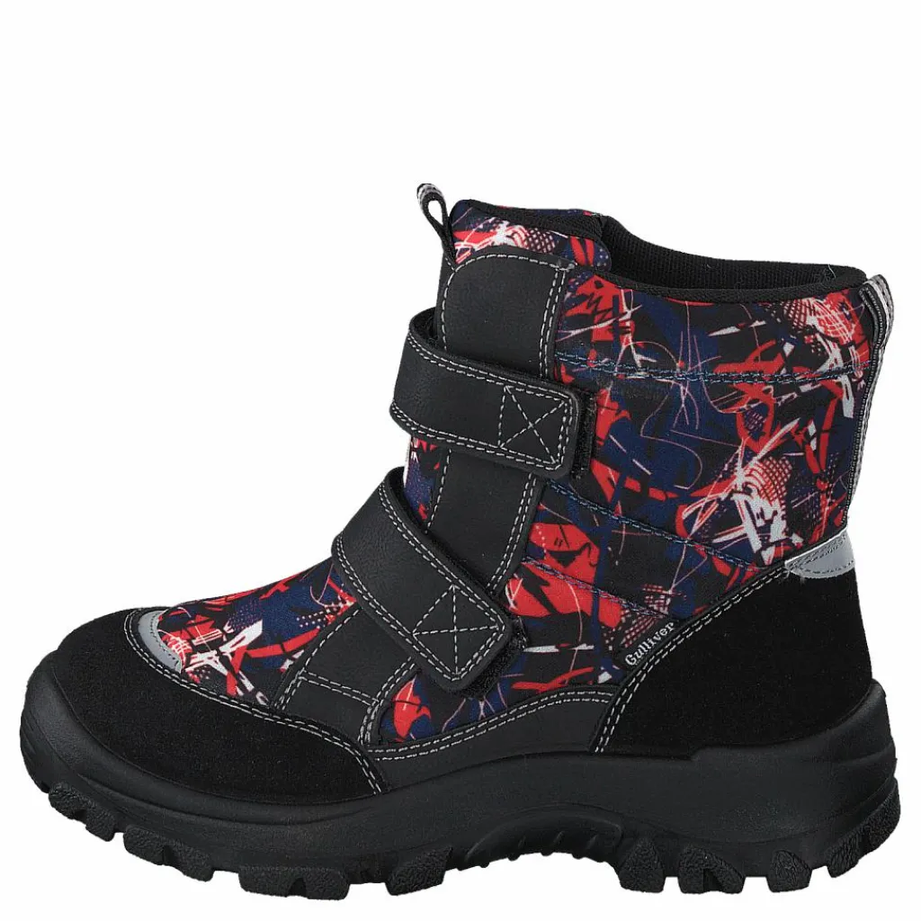 Gulliver 414-6107 Waterproof Warm Lined Navy/red Blå Online