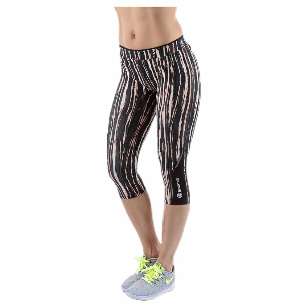 Skins A200 Womens 3/4 Tights Patterned Mönstrad