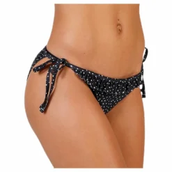Wyte Abigail Frill Tanga Black Svart