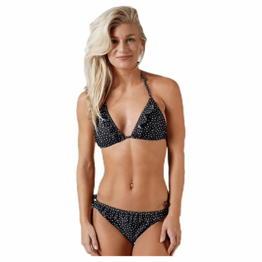 Wyte Abigail Frill Tanga Black Svart