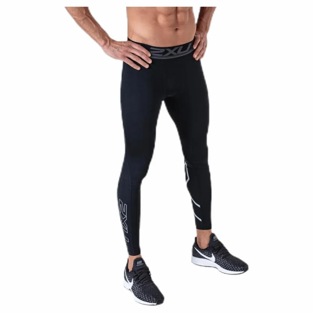 2XU Accelerate Compression Tights Black/Silver Svart och Silver Outlet