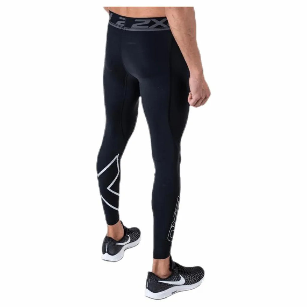 2XU Accelerate Compression Tights Black/Silver Svart och Silver Outlet
