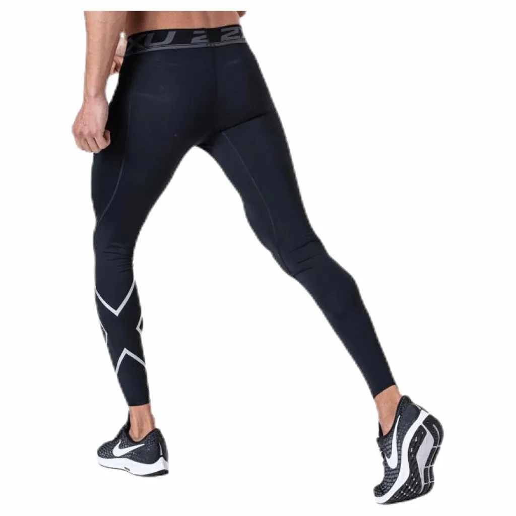 2XU Accelerate Compression Tights Black/Silver Svart och Silver Outlet