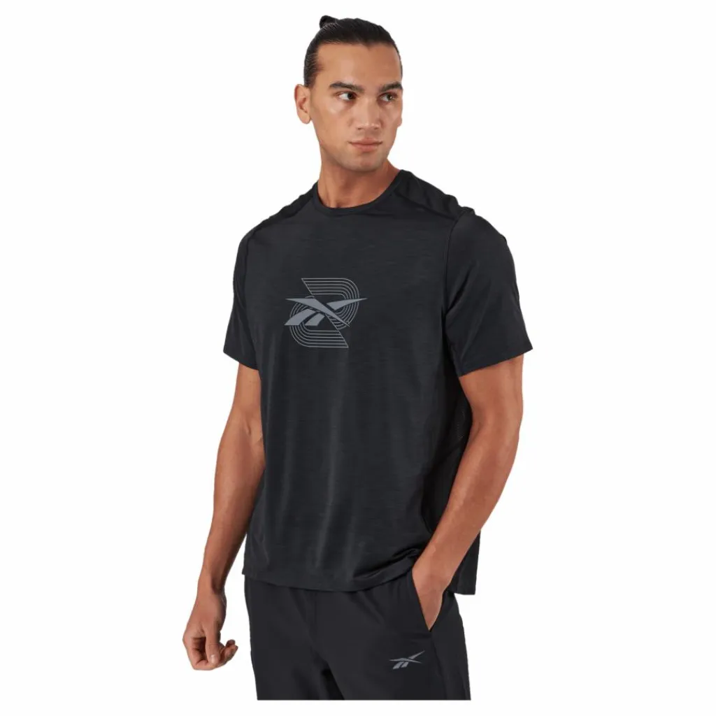 Activchill Graphic Move T-Shirt Black*Reebok Outlet