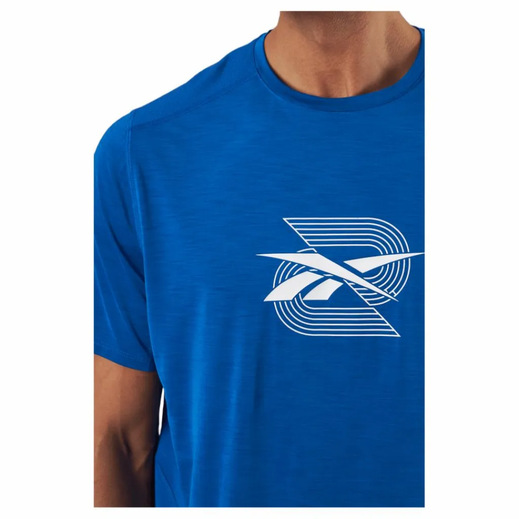 Reebok Activchill Graphic Move T-Shirt Vector Blue Blå Online