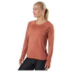 Röhnisch Active Logo Long Sleeve Copper Brown Orange Hot
