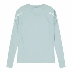Röhnisch Active Logo Long Sleeve Silver Blue Blå Best