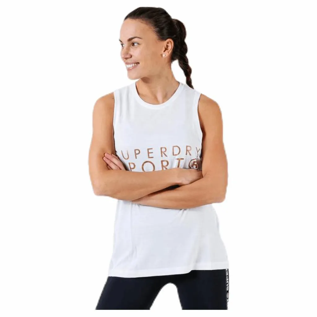 Superdry Active Studio Luxe White Vit Discount