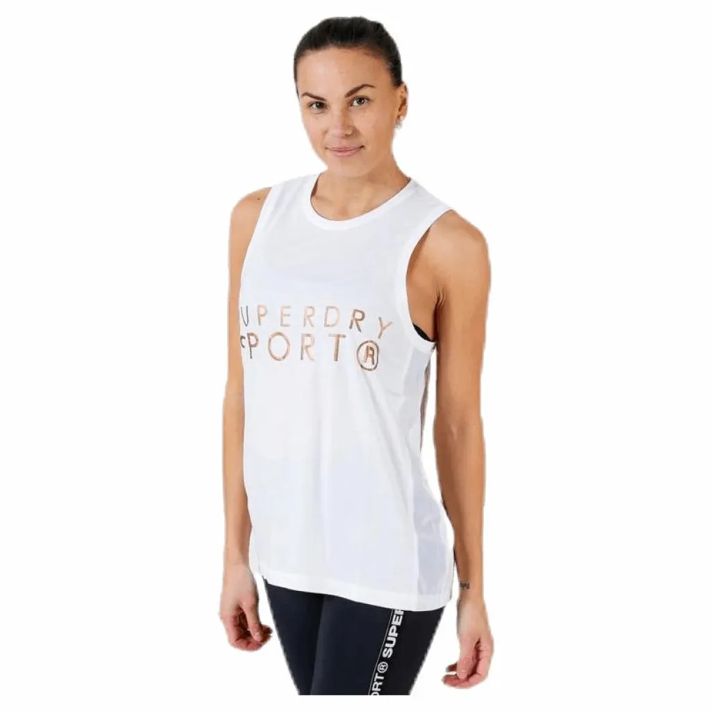 Superdry Active Studio Luxe White Vit Discount