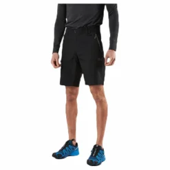 Jack Wolfskin Active Track Shorts Black Svart Best