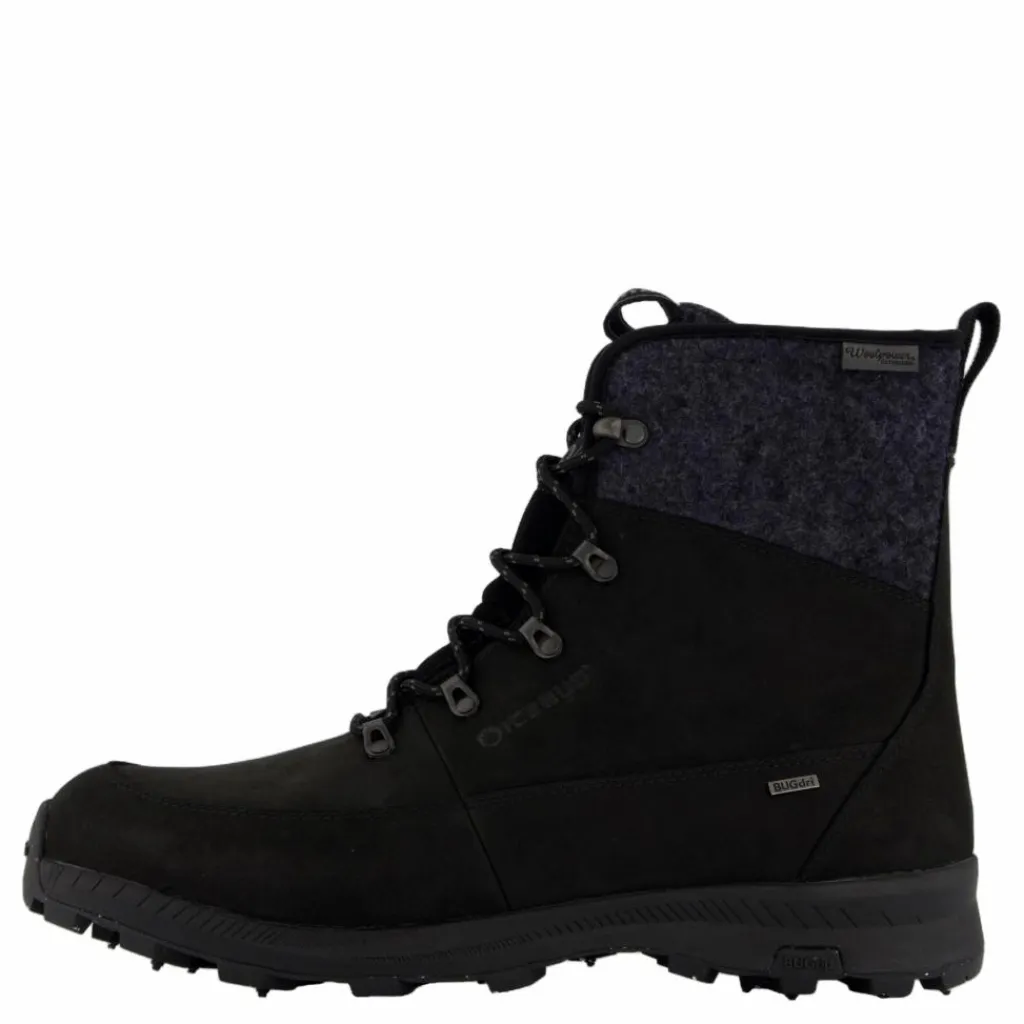 Adak Rewool M Bugrip Black/grey*Icebug Best