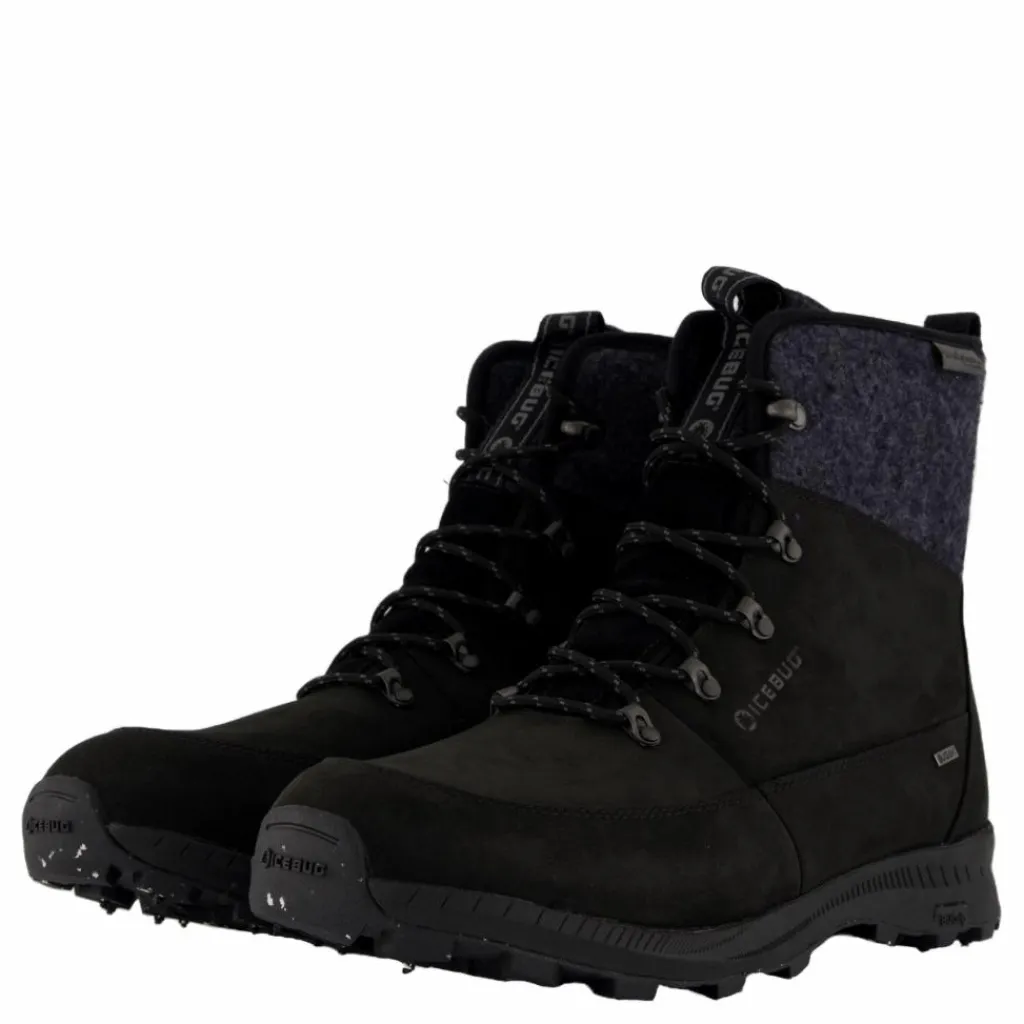 Adak Rewool M Bugrip Black/grey*Icebug Best