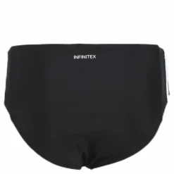 adidas 3 Stripes Swim Trunk Black Vit och Svart Best