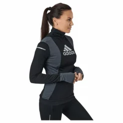 Blocked Longsleeve Tee Women Black / Grey Six*adidas Clearance