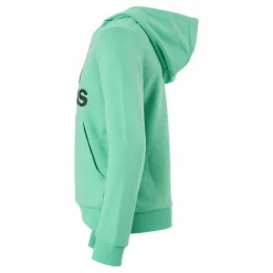 adidas Boys Essentials Big Logo Hoodie Semi Screaming Green / Black Grön Outlet