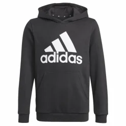 adidas Essentials Hoodie Black Svart New
