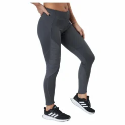 adidas Fast Running Primeblue Leggings Women Grey Six / Grey Four Svart